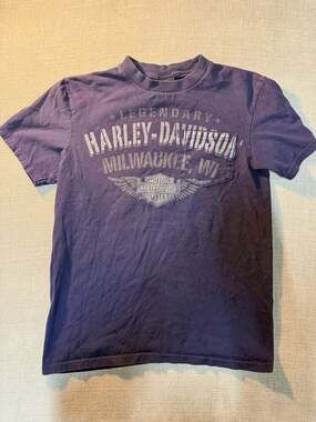 Vintage Harley-Davidson Skip Fordyce Riverside CA Pocket T-Shirt Size M